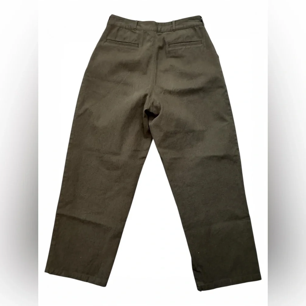 Throwing Fits men’s olive pleated cotton pants size 32